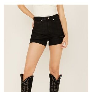 Wrangler high waisted festival shorts